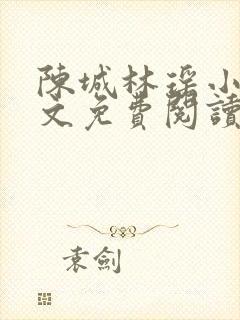 陈城林瑶小说全文免费阅读无弹窗