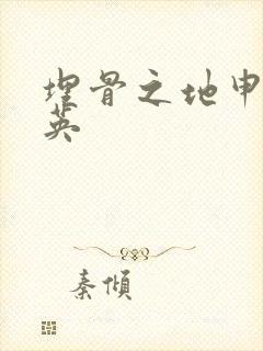 埋骨之地申屠奎英