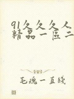 91久久久人妻精品一区二区