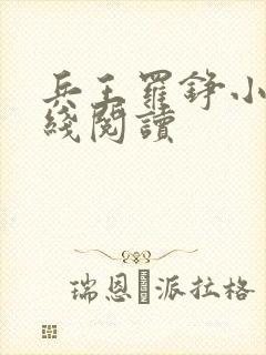 兵王罗铮小说在线阅读