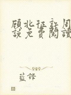 顾北征许周舟小说免费阅读最新章节