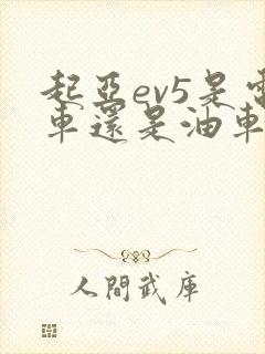 起亚ev5是电车还是油车