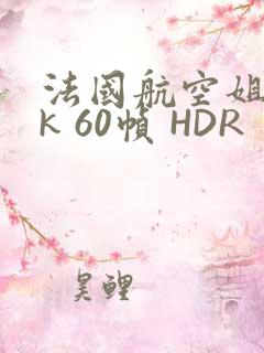 法国航空姐 4k 60帧 HDR