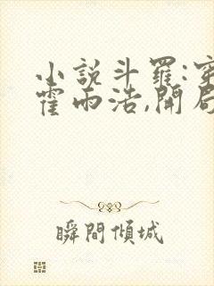 小说斗罗:穿越霍雨浩,开局拜师药老