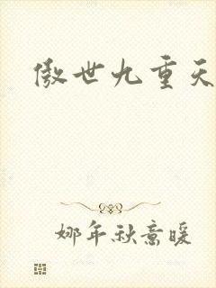 傲世九重天小说