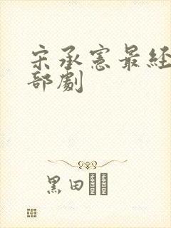 宋承宪最经典十部剧