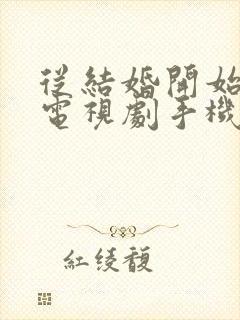 从结婚开始恋爱电视剧手机在线观看