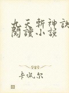九天斩神诀在线阅读小说