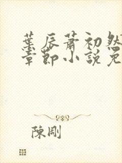 叶辰萧初然最新章节小说免费阅读