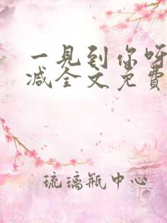 一见到你呀无删减全文免费阅读