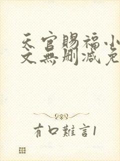 天官赐福小说全文无删减免费阅读