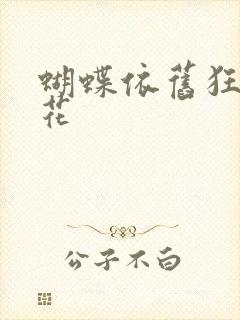 蝴蝶依旧狂恋着花