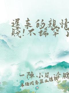 迟来的亲情太轻贱!不稀罕了