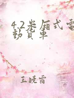 4.2米厢式电动货车