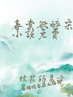 春棠欲醉宋棠宁小说免费