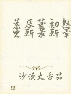 叶辰萧初然刚刚更新最新章节