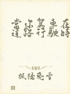 当你驾车在山区道路行驶时应注意什么1