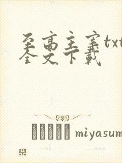 至高主宰txt全文下载
