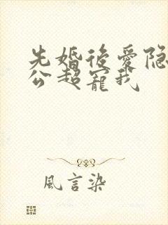 先婚后爱隐婚老公超宠我