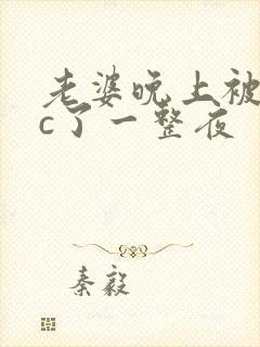 老婆晚上被躁狂c了一整夜