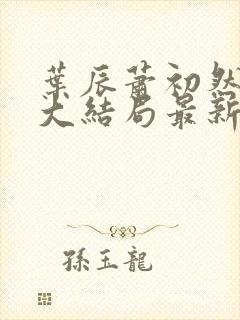 叶辰萧初然小说大结局最新