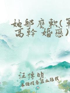 她那么软(军婚 高干 婚恋)完结