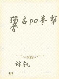 独占po拳击书香