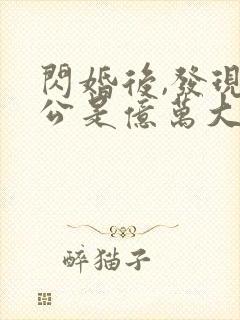 闪婚后,发现老公是亿万大佬免费完整版