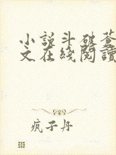 小说斗破苍穹全文在线阅读