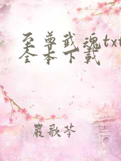 至尊武魂txt全本下载