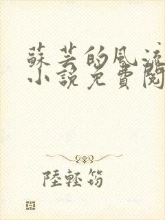 苏芸的风流人生小说免费阅读全文无弹窗