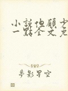 小说但愿少爱你一点全文免费阅读