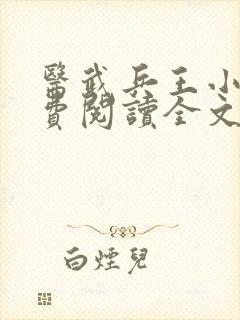 医武兵王小说免费阅读全文