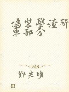 伪装学渣所有开车部分