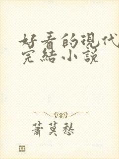 好看的现代言情完结小说