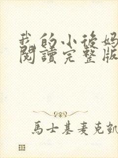 我的小后妈免费阅读完整版