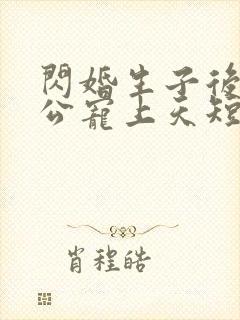 闪婚生子后被老公宠上天短剧热播