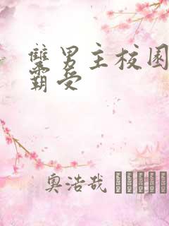 双男主校园文校霸受