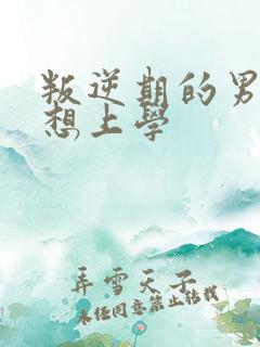 叛逆期的男孩不想上学