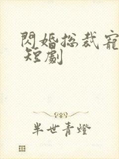 闪婚总裁宠上天 短剧