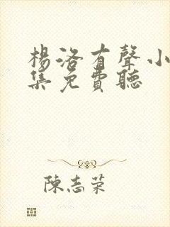 杨洛有声小说全集免费听