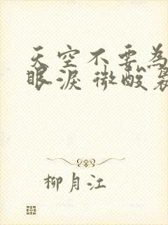 天空不要为我掉眼泪 微酸袅袅