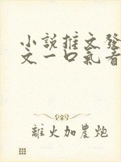 小说推文发疯爽文一口气看完