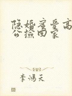 隐婚蜜爱高冷老公捡回家