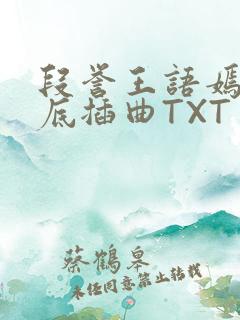 段誉王语嫣在井底插曲TXT