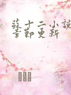 苏十二小说最新章节更新