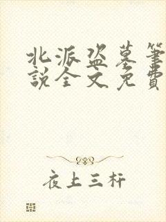 北派盗墓笔记小说全文免费