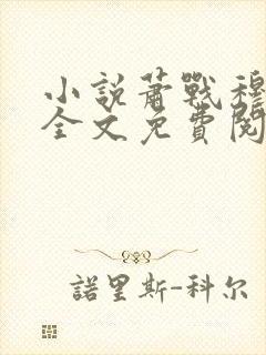 小说萧战穆如雪全文免费阅读