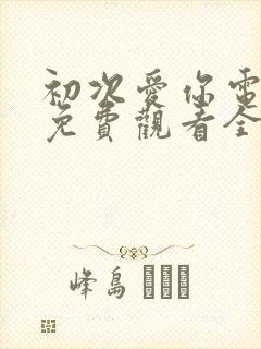 初次爱你电视剧免费观看全集剧情