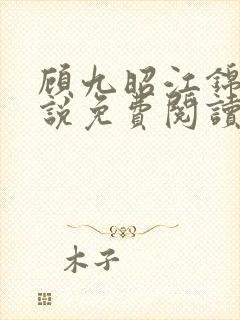 顾九昭江锦禾小说免费阅读最新章节